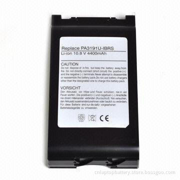 Laptop Battery for Toshiba PA3191U-1BAS, Portege M200, M400 and M700, Satellite, 6 Cells